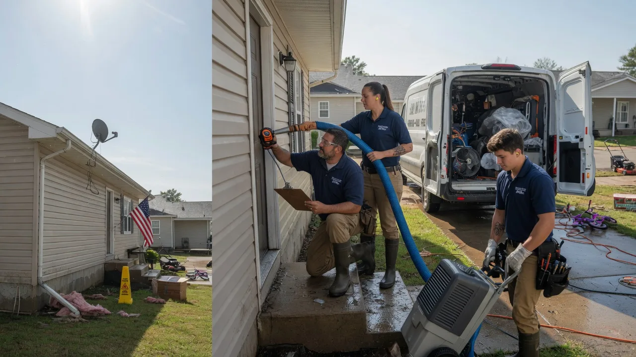 Ceiling Water Damage Restoration in Clara City, MN near me